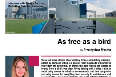 As free as a bird. Interview with Shirley Salzman, Marketing Director, Percepto
