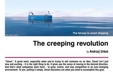 The creeping revolution.The fairway to smart shipping