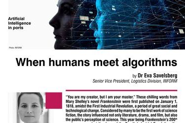 When humans meet algorithms. Artificial Intelligence in ports