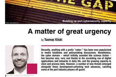 A matter of great urgency. Building up port cybersecurity capacity, by Tuomas Kiiski