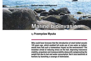 Marine bioinvasion. Ballast water management, by Przemysław Myszka