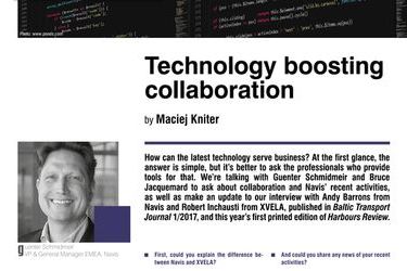 Technology boosting collaboration. Interview with Guenter Schmidmeir, VP & General Manager EMEA, and Bruce Jacquemard, Chief Revenue Officer, Navis