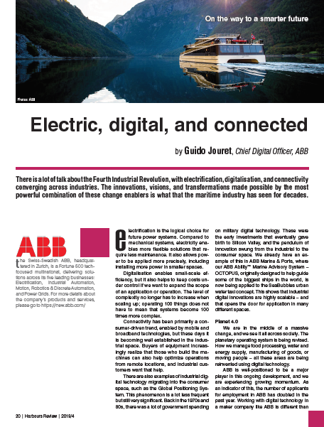 HR 4/19 - Electric, digital, and connected. On the way to a smarter future