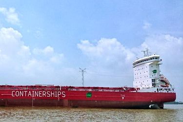 Containerships' newest box ship goes live