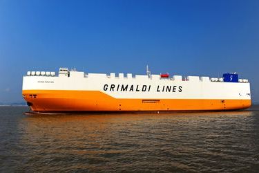 Grande Mirafiori joins Grimaldi's fleet