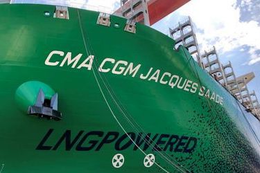 World's largest gas-run container ship