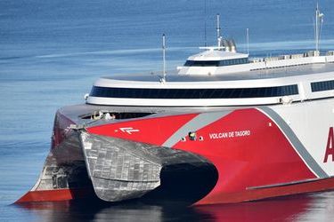 Naviera Armas on her way to Spain