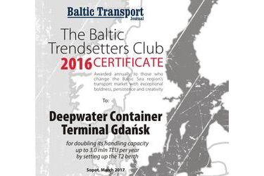 The Baltic Trendsetters Club 2016 Certificates #1