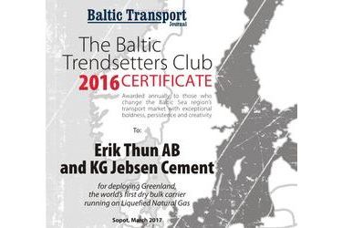 The Baltic Trendsetters Club 2016 Certificates #7