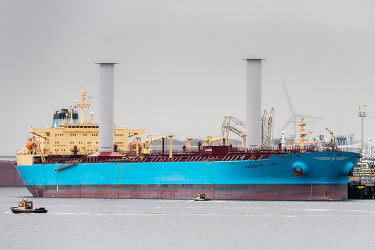 Maersk Pelican’s rotor sail test successful