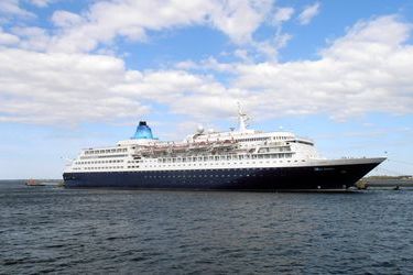 Ventspils' first cruise call