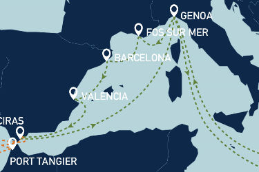 Seago Line's new Med.-Atlantic service